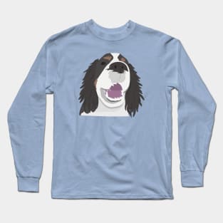 Springer Spaniel Happy Face Long Sleeve T-Shirt